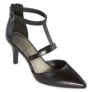 Worthington Dress Shoe Black Snake